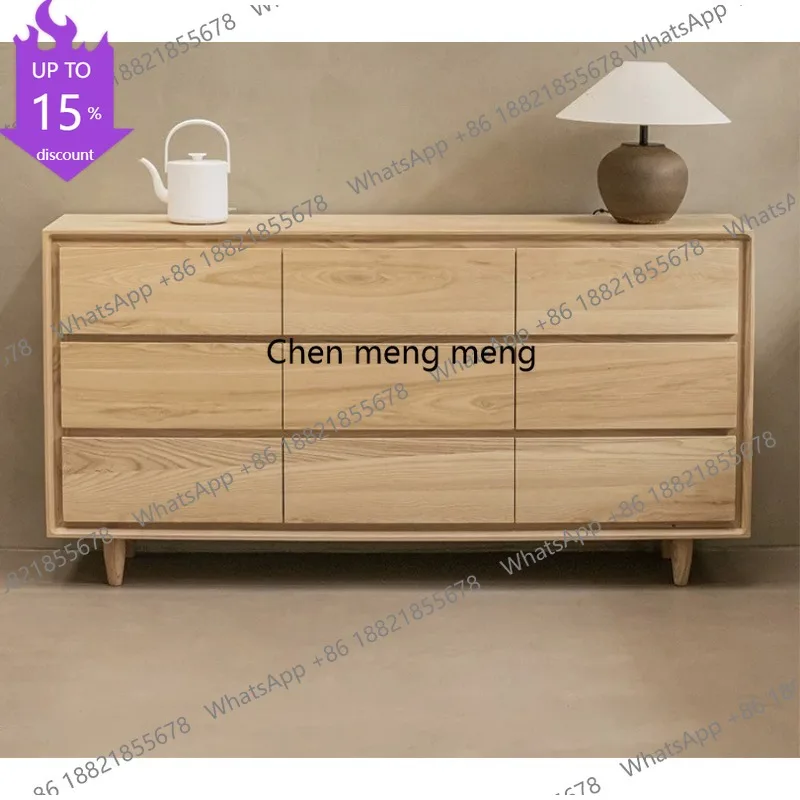 

Японский шкаф-комод Q178 из массива дерева в скандинавском стиле, девятисекционный, для спальни, для дома