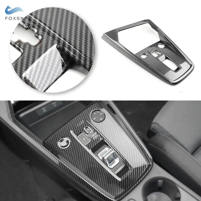 

Car Accessories ABS Carbon Fiber Style Interior Censole Gear Shift Outer Frame Cover Trim For Audi A3 8Y 2019 2020 2021 LHD