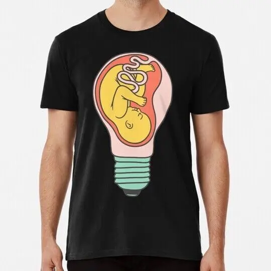 Baby Pink Light Bulb S to 5XL Made in the USA T-Shirt