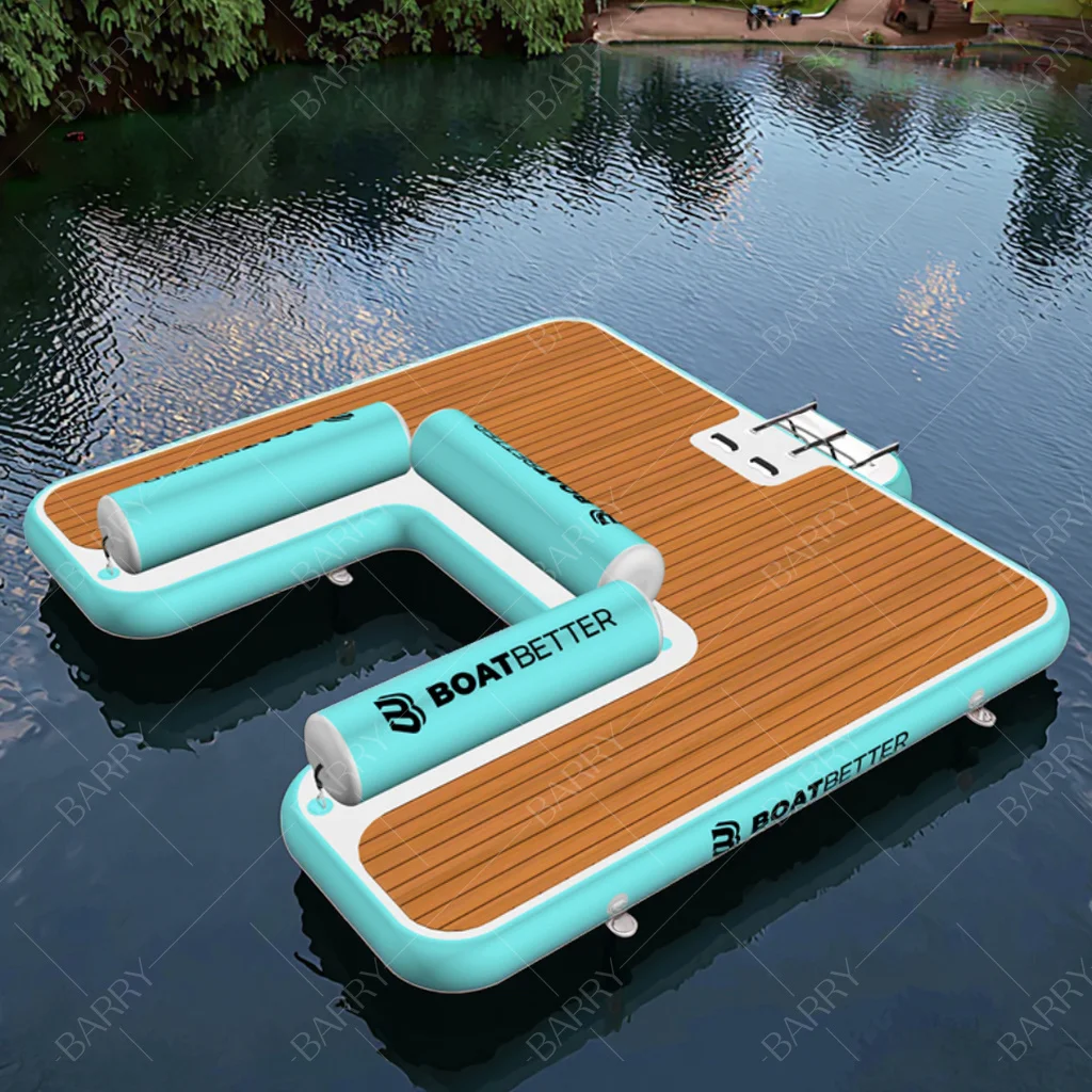 قاعدة قابلة للنفخ، منصة عائمة قابلة للنفخ، قاعدة عائمة لجزيرة اليخت قابلة للنفخ