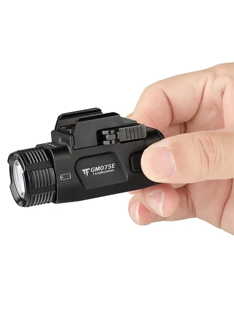 Trustfire GM07-SE Taktische LED-Taschenlampen 1050 Lumen Mini-Pistolen-Jagdlampe USB-Aufladbar Schnellwechsel-Handfeuerwaffenleuchte 1913/GL-Schiene