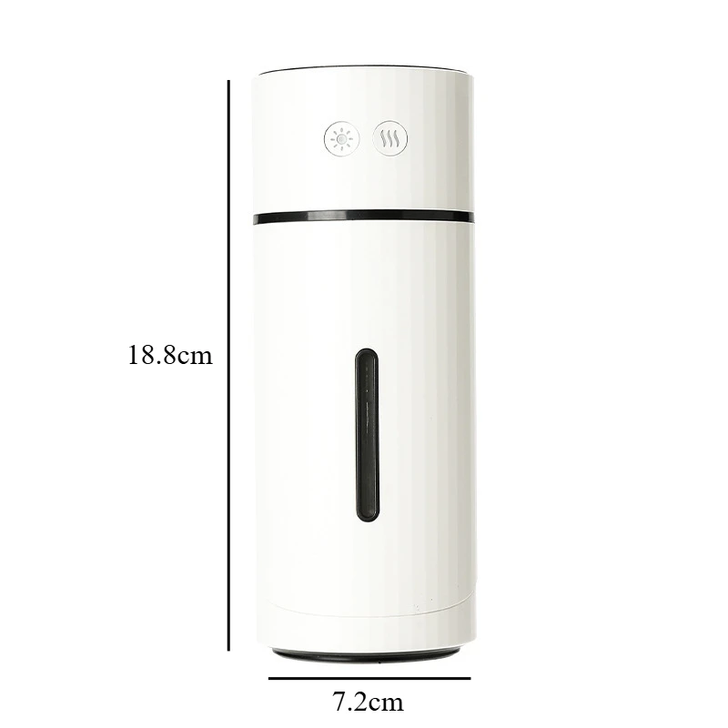 260 مللي مرطب الهواء اللاسلكي USB الروائح الناشر 1000 مللي أمبير بطارية قابلة للشحن بالموجات فوق الصوتية صانع ضباب رائع مبيد هادئ