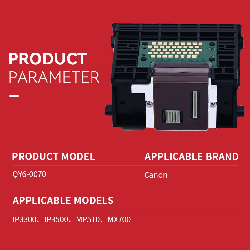 QY6 0070 Printer Head Printhead Print Head For Canon IP3300 IP3500 MP510 MX700 QY6-0070 Printer Part