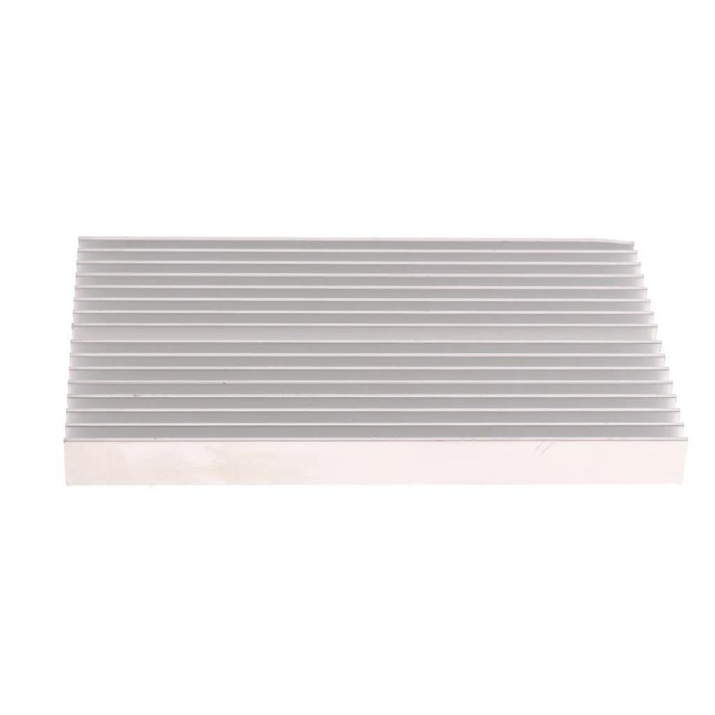 실버 톤 알루미늄 쿨러 라디에이터 LED 방열판 방열판 100x60x10mm