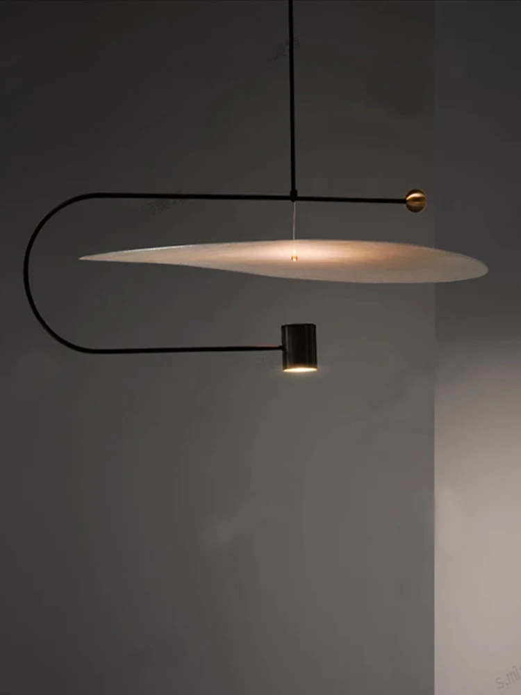 

Minimalist Art Nordic Modern Restaurant Office Area Chandelier Creative Fashion Lines Bedroom Study Chandelier