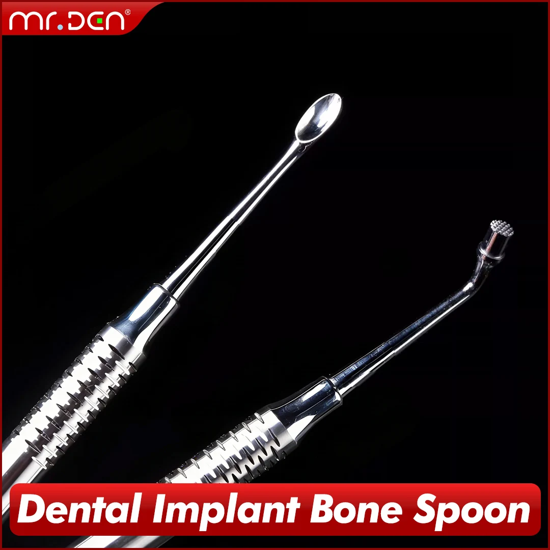 

Коллектор костной пульпы MR DEN, костная ложка-куретка, инструмент для заполнения и конденсации при имплантационной хирургии