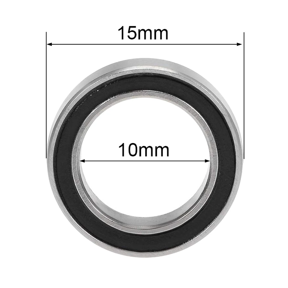 جديد 20 قطعة 6700-2RS جودة عالية 6700 2RS 10X15X4mm مصغرة ختم كرة أخدود عميقة تحمل ، أسود