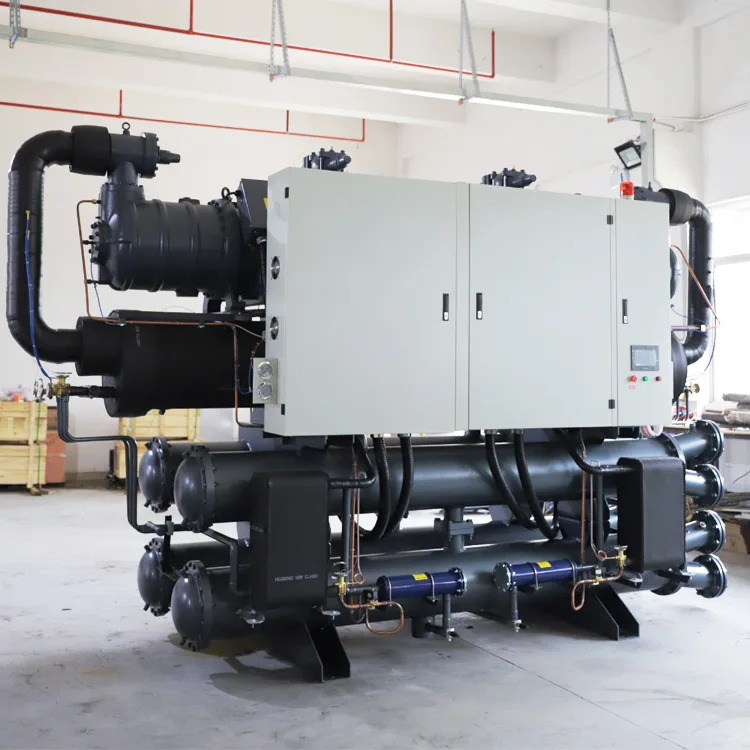 600-hp Water-cooled Screw Chiller Unit, Full Cooling Full Heating Refrigeration Unit, Low-temperature Circulating Condenser Unit