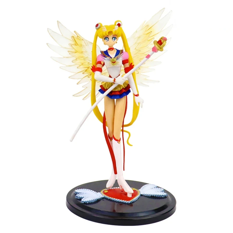 Heiße Eternal Sailor Moon Tsukino Usagi Anime-Figur Dekoration Sammlerpuppe Action-Modell Spielzeug für Geburtstagsgeschenke