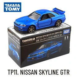 Takara Tomy Tomica Premium TP11 NISSAN SKYLINE GTR modelo de coche a escala, réplica de colección, regalo de Navidad, juguetes para niños