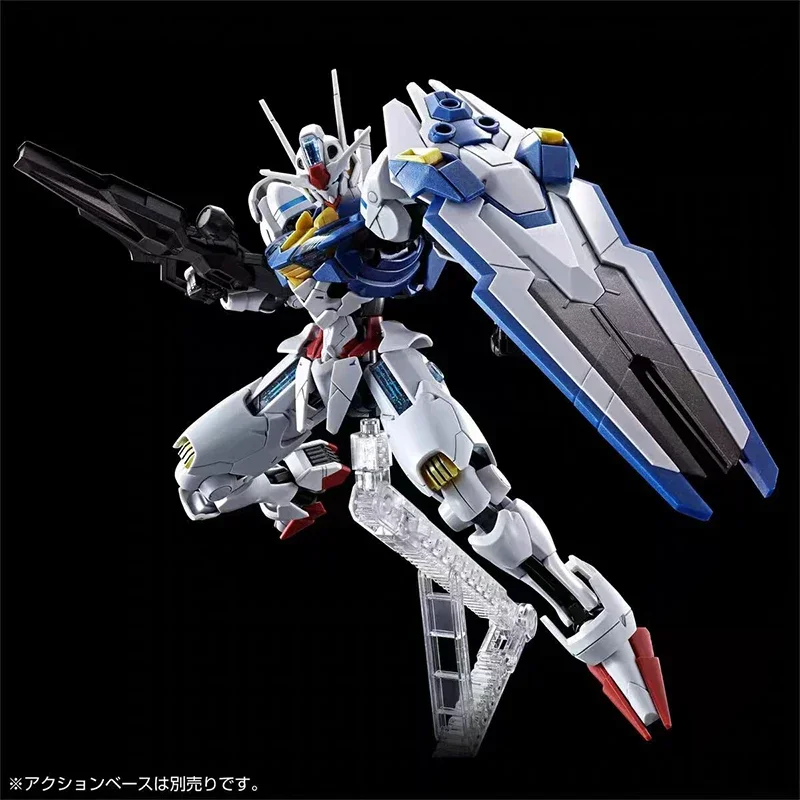 In Magazzino Gundam Bandai La Strega Da Mercurio HG 1/144 Aerea PERMET Score SIX Assemblaggio Anime Action Figure Modello Giocattoli Regali Per Bambini