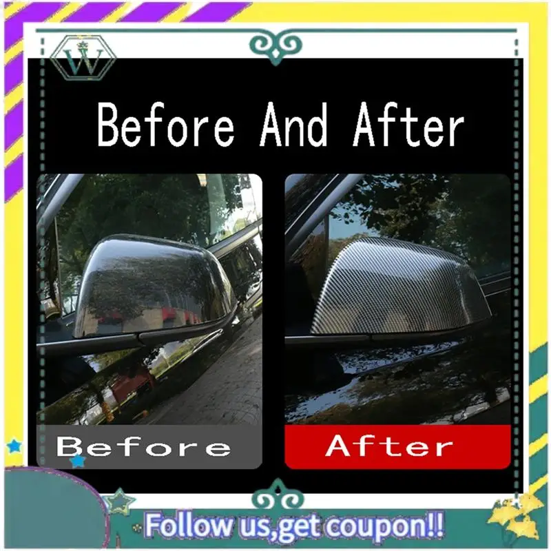 

Upgraded Rearview Mirror Cover Side Door Mirror Cover Exterior Side Wing Mirror Cap For Tesla Model Y 2017-2023