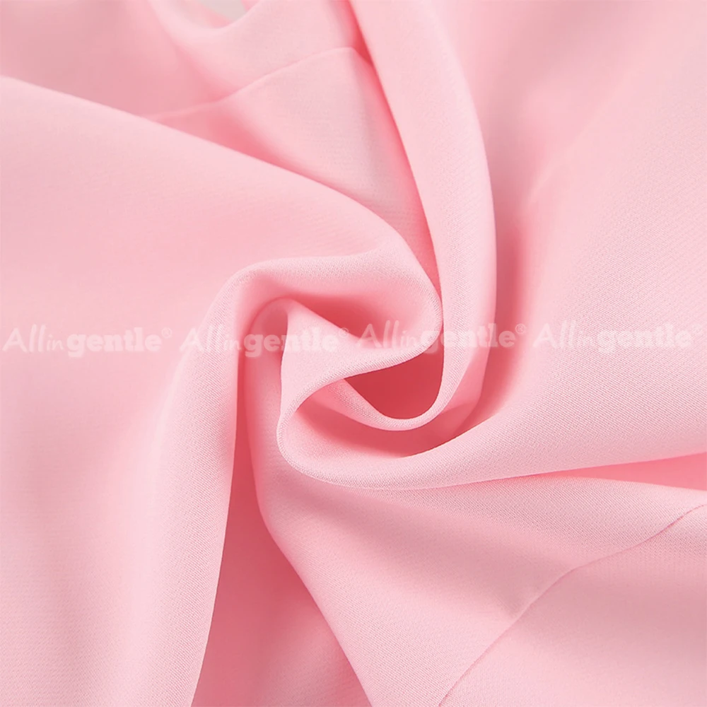 Pink Suit for Women 2 Piece Set Regular Fit Single Button Dress Pants Fastfashion Suiting for Banquet Party Work Daily