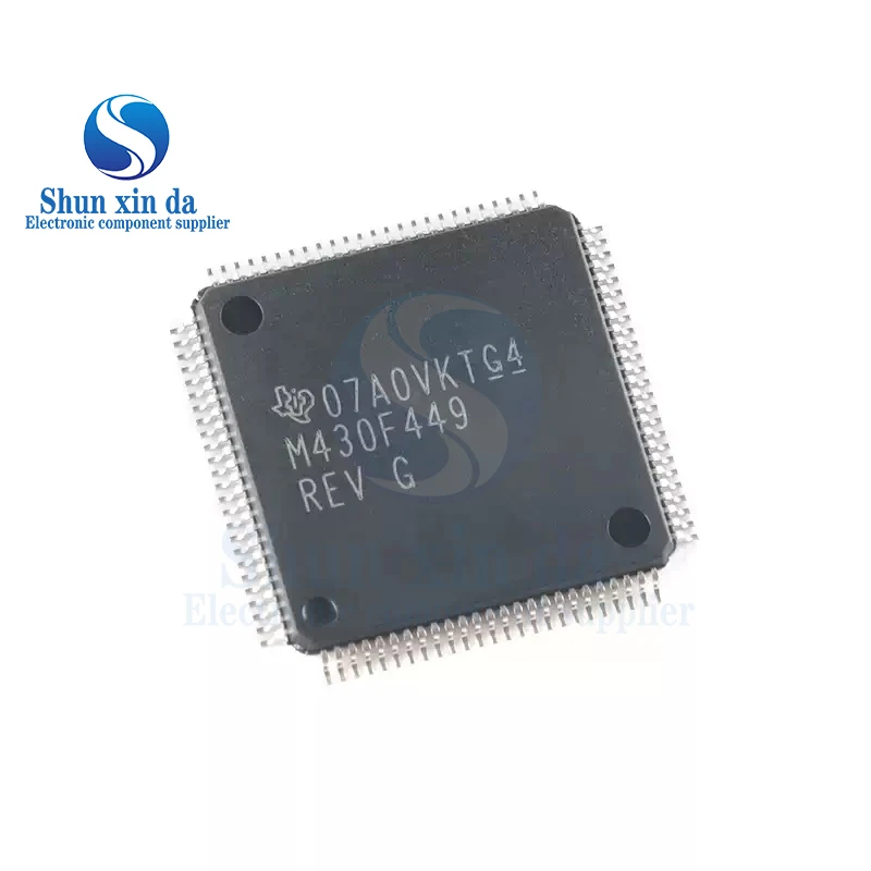 MSP430F449IPZR MSP430F449 M430F449 LQFP-100 وحدات التحكم الدقيقة 16 بت - MCU 16B Ultra-Lo-Pwr MCU SMD IC