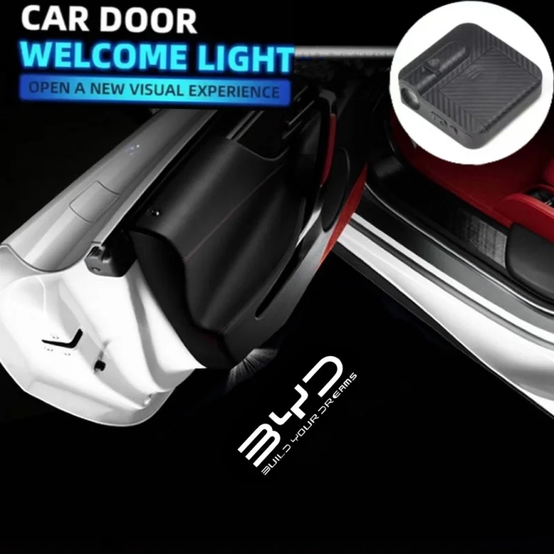 

2pcs High Quality Led Emblem Car Door Light Luces Projector For BYD ATTO3 YUAN PLUS Ghost Shadow Light Auto Decoration Accessory