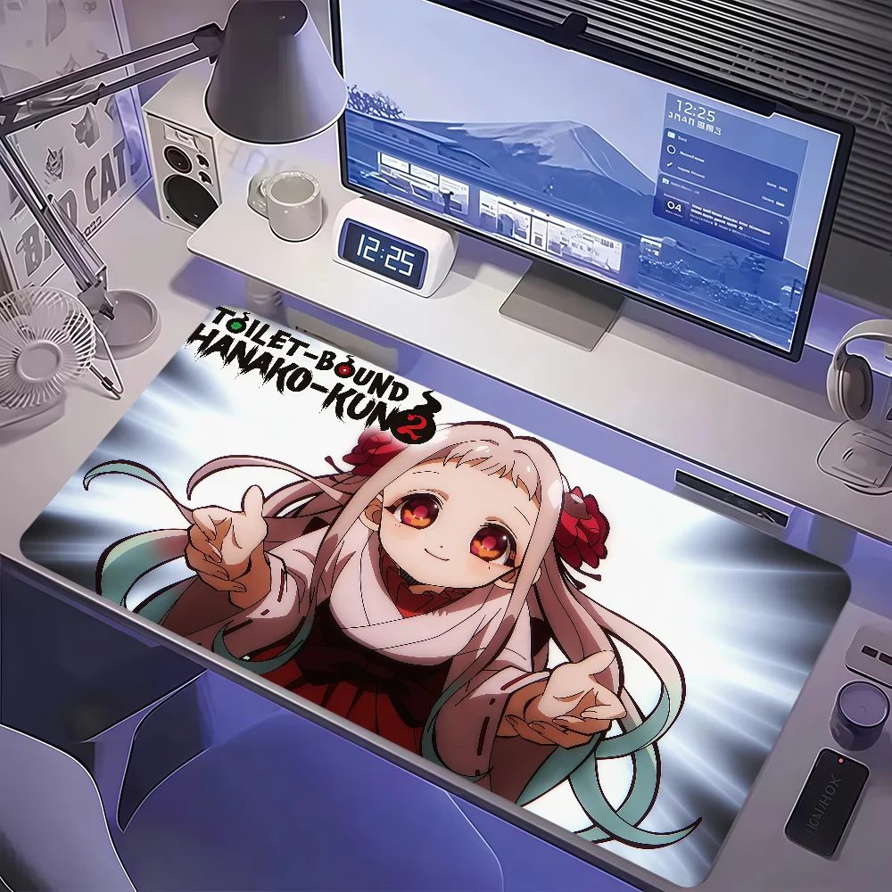Anime Toilet-Bound Hanako-kun Mouse Pad Large Non-slip Lockedge Desktop Computer Desk Mat Keyboard MousePad Office Gamer Student