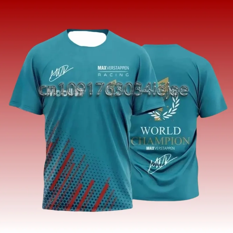 

MOTO-Men's Daily Exercise Wear F1 Driver Sports T-Shirts Fans Max Breathable Quick-Dry F1 Racing Team