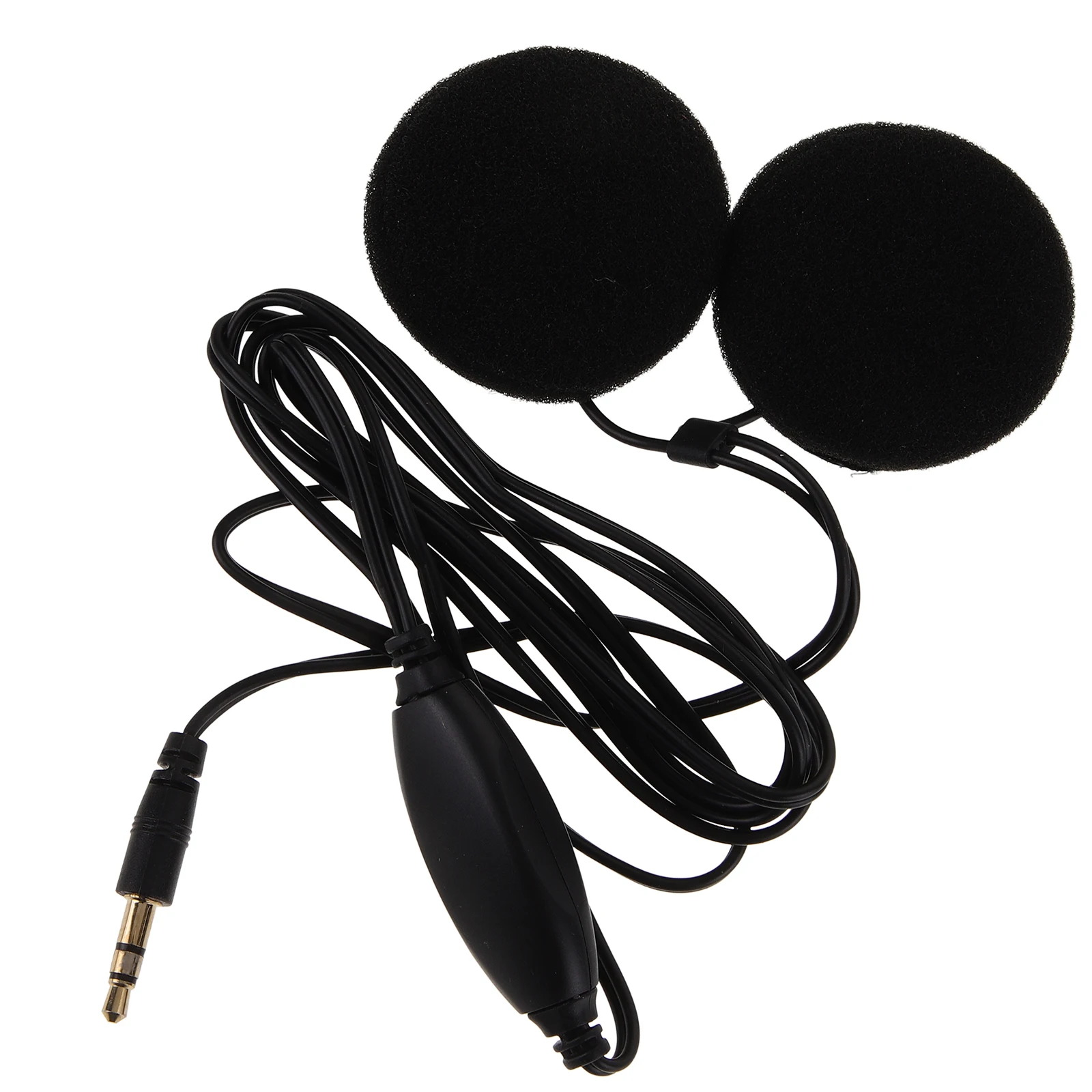 

Motorcycle Headset Black Rider Navigation Earphones Microphone Compatible Helmets Easy Install Windproof