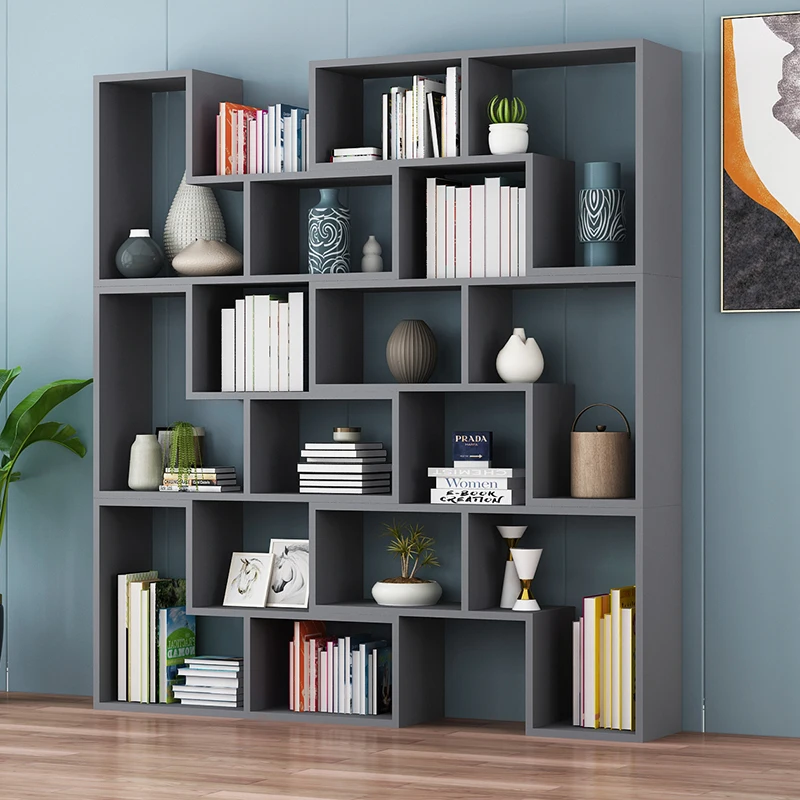 Simples, combinação, estante, treliça, simples, estante, chão, quarto