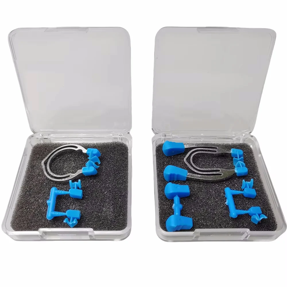 Dental Matrix Clip Set - Metal Spring Clamps & Wedges for Sectional Restorations with Matrix Retainer Rings