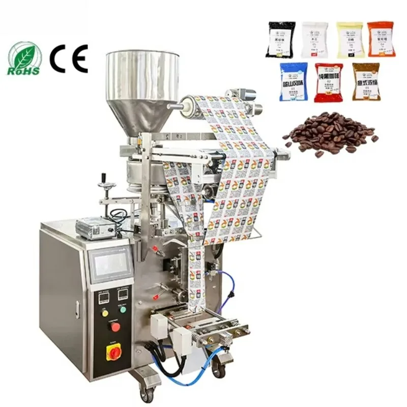 1 kg Coffee Beans Packing Machine 1kg Sugar Rice Salt Nuts Grain Packing Machine 1 kg Sugar Packing Machine in Paper Bags OME