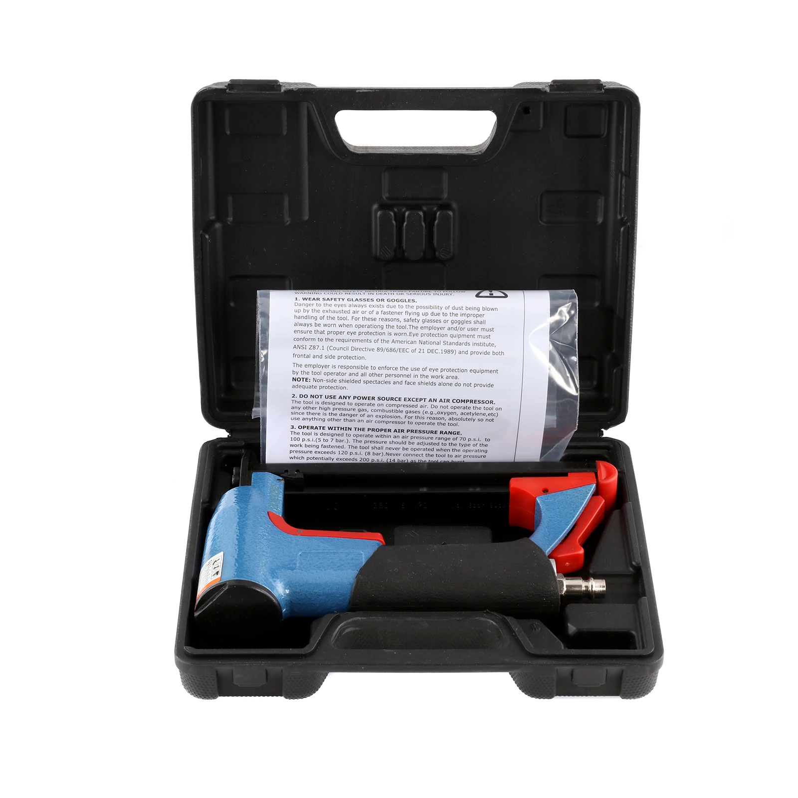 Pneumático ar Grampeador Nailer Fino Grampeador Ferramenta para Móveis U-tipo Pneumático Tira Carpintaria Pneumática ar Profissional