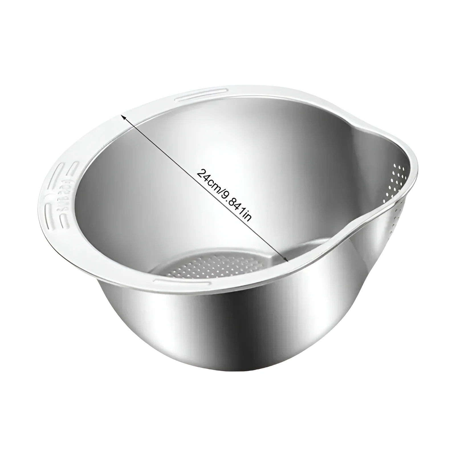 Lavadora de arroz filtro tigela aço inoxidável 304 tigela de lavagem de arroz peneira de arroz escorredor frutas e vegetais ferramentas de cozinha