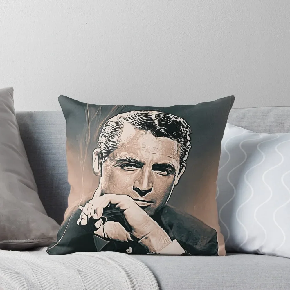 Cary Grant Art - vintage painting - D61 Throw Pillow Decorative pillow case Pillow Case