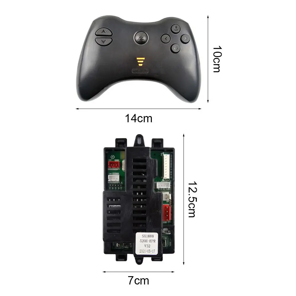 Hlx Sx118 Sx1718 Sx1888 Sx1918 Elektrische Auto Voor Kinderen 2.4G Bluetooth Afstandsbediening Ontvanger Controller Soepele Start Controle