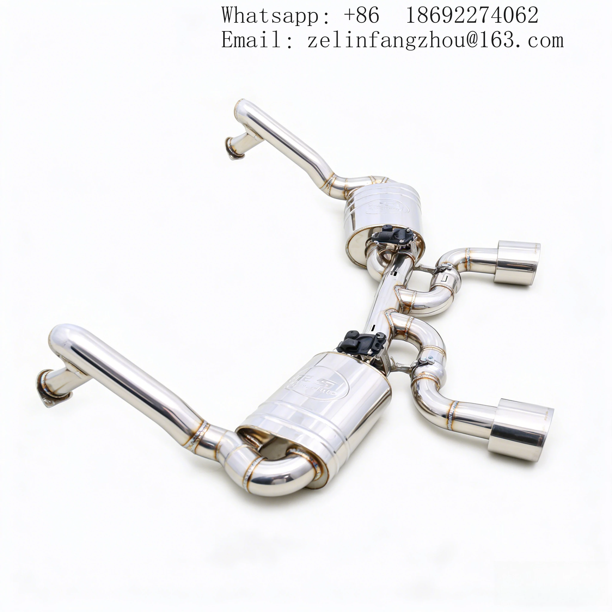 Porsche Cayman/Boxster 981 2.7/3.4 Exhaust System Stainless Steel/Titanium Valvetronic Catback Downpipe Muffler Manifold Car