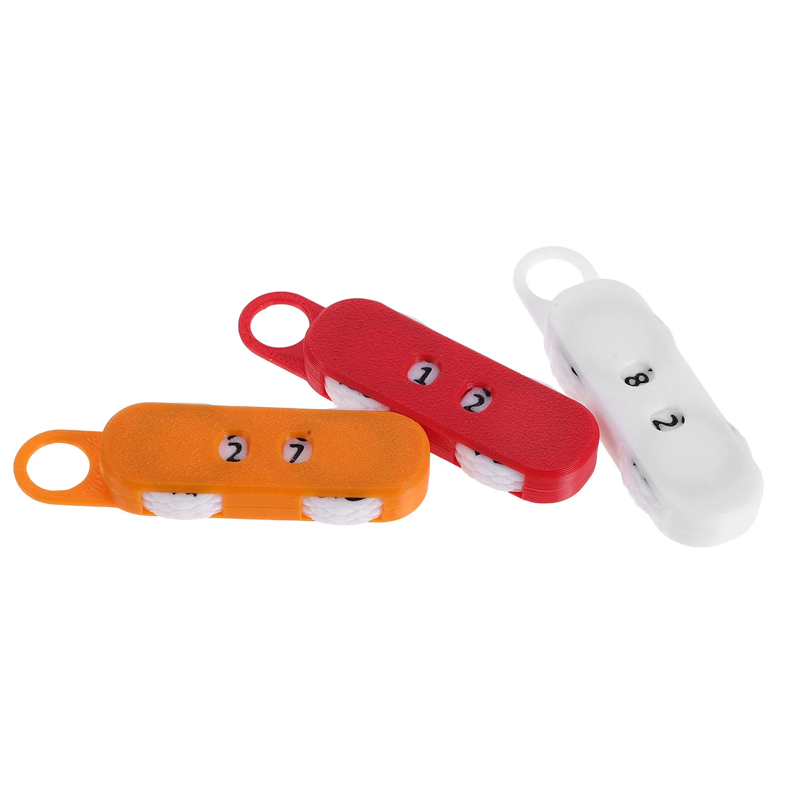3Pcs Portable Knitting Row Counter Manual Resettable Barrel Style Stitch Tracker for Sweaters Hats Scarves Crochet Projects