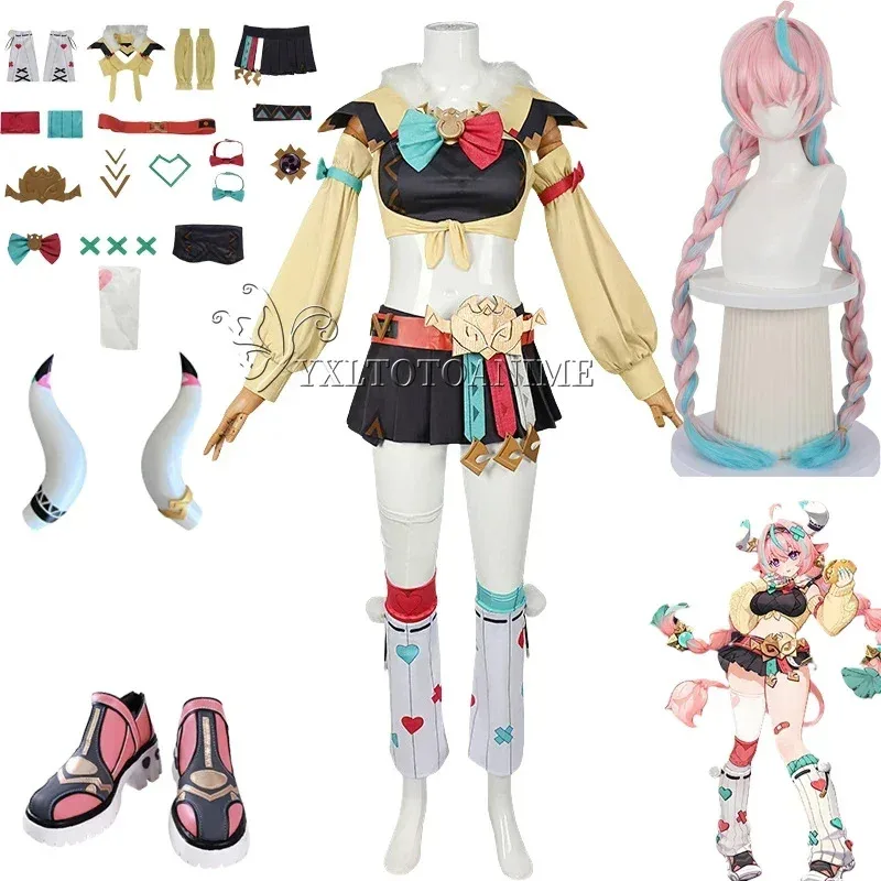

Game Genshin Impact Varesa Cosplay Costume Outfit VARESA Cosplay Dress Carnival Halloween Comic Animation Party Wig Shoes Suits
