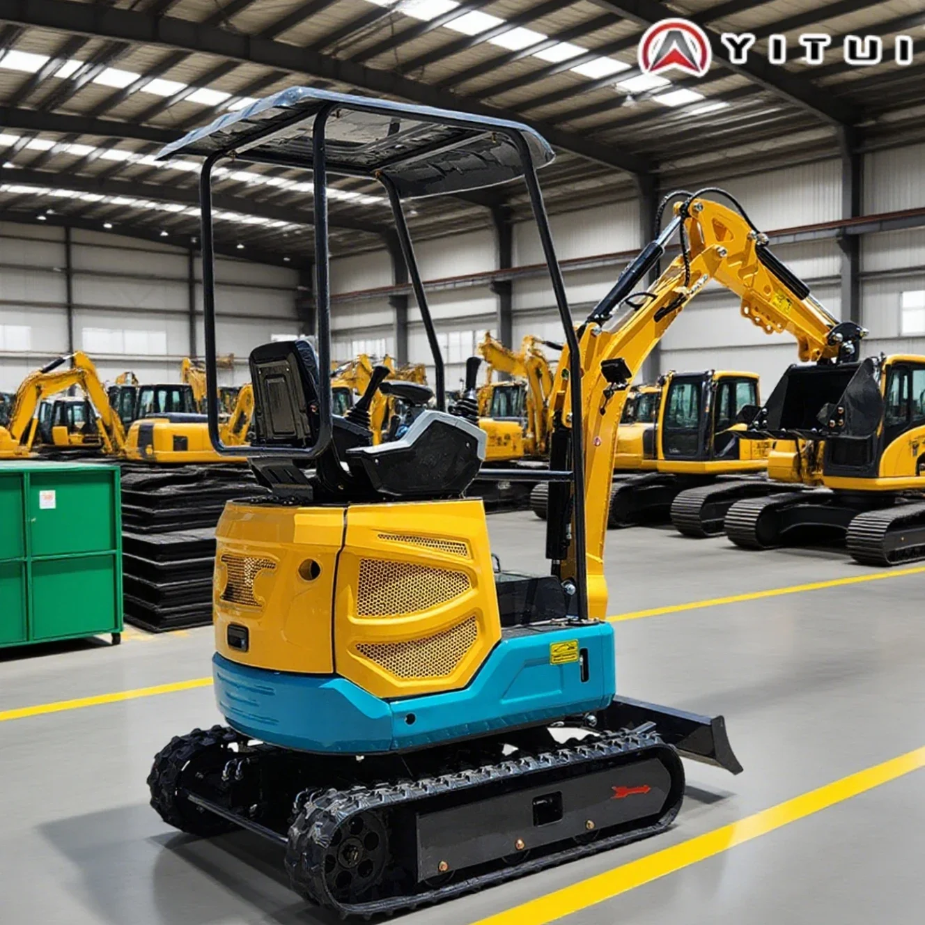 Best-Selling 2.0 Ton Customized Mini Excavato rDiesel Hydraulic Crawler Mini Excavator Epa Ce For Garden Free Shipping