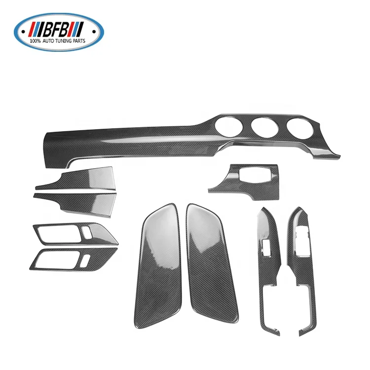 

Carbon Fiber Interior Trims Interior Accessories Dashboard for Mustang 2015up Interior Dash Kit