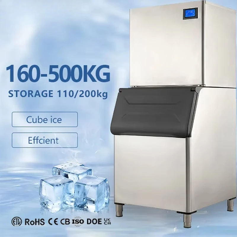 High Productivity 180kg/24h Ice Making Machine Commercial Cube Maker Ice Machine for Cold Drinks customized