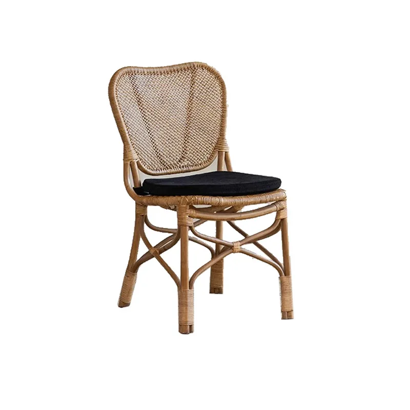 

Vine rattan dining table and chairs wabi-sabi wind living room bed and breakfast balcony leisure chair side combination