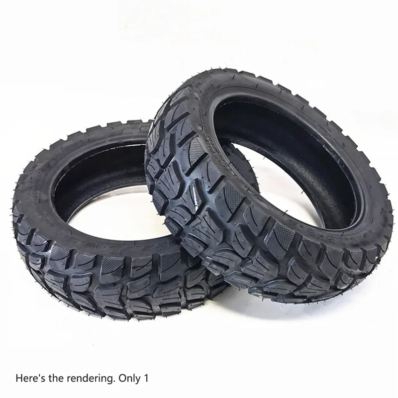 10X2.70-6.5 Inner and Outer Tire Electric Scooter Balance Car Tire Off-Road Tubeless Tire Black 700G