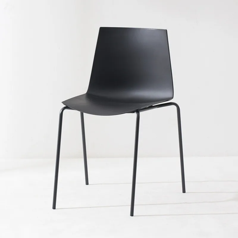 

Plastic Creative Simple Modern Dining Training Conference Room Office Reception Negotiation Chair Backrest L