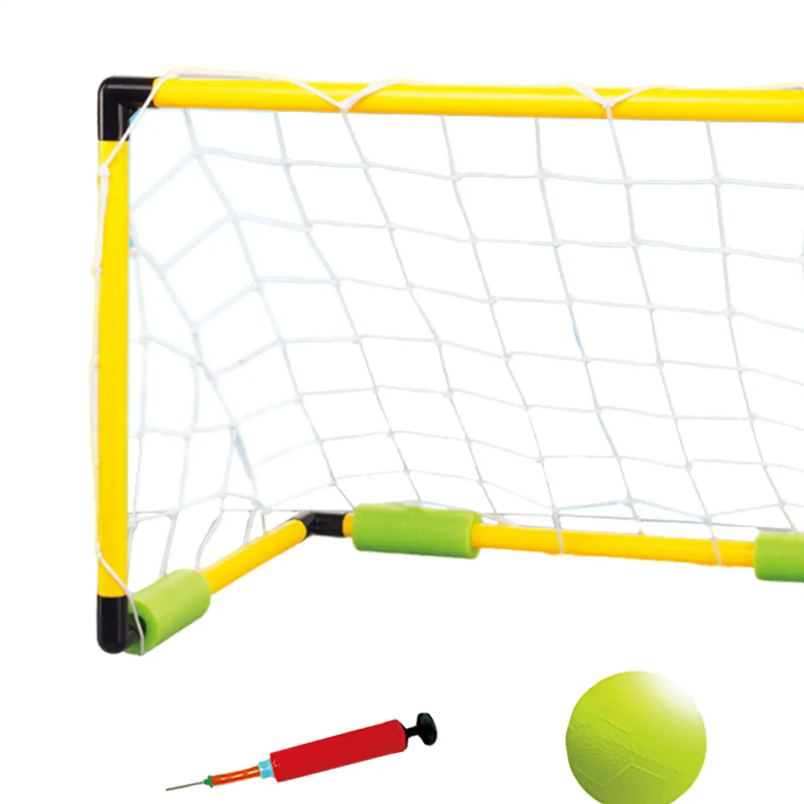 Water Sports Game Set Inflatable Pool Soccer Goal with Ball and Pump for Kids Ages