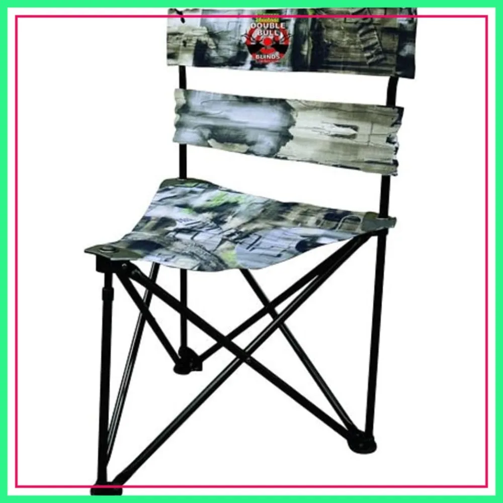 

Primos Double Bull Tri Stool - Heavy Duty Hunting Stool, Compact & Portable
