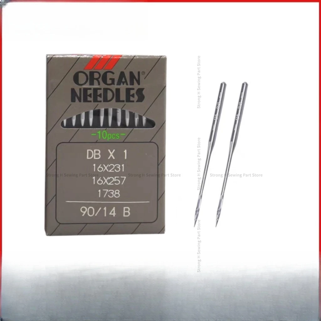 100PCS 10bag Dbx1 Organ Needles Genuine Japan Organ Db*1 Db1 Needle 9 10 11 Computer Flat Lockstitch Industrial Sewing Machine