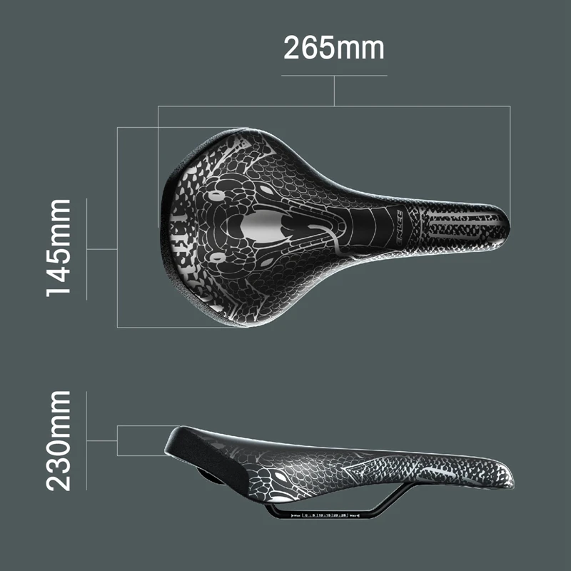 ENLEE Bicycle Saddle Mountain MTB Road Bike Cushion Shock Absorber Saddle Wide Comfortable Surface Big Seat Lightweight