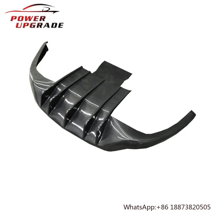 For Maserati Granturismo GT DMC Style Rear Diffuser Carbon Fiber Rear Bumper Lip Spoiler Chin Car Accessories