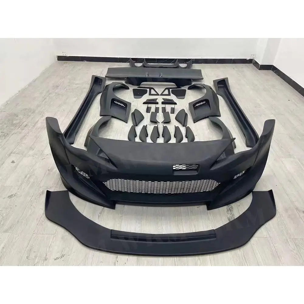 

FRP Front Bumper Lip Spoiler Side Skirts Aprons Rear Diffuser Rear Spoiler Wide Body kit For Toyota GT86 Subaru BRZ FT86 FRS