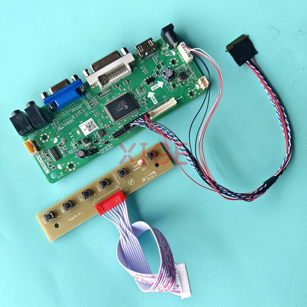 

Плата контроллера драйвера для LTN101NT05-A01 LTN101NT06-001 комплект DIY HDMI-совместимый 10,1 "VGA DVI 1024x600 40Pin LVDS панель ноутбука