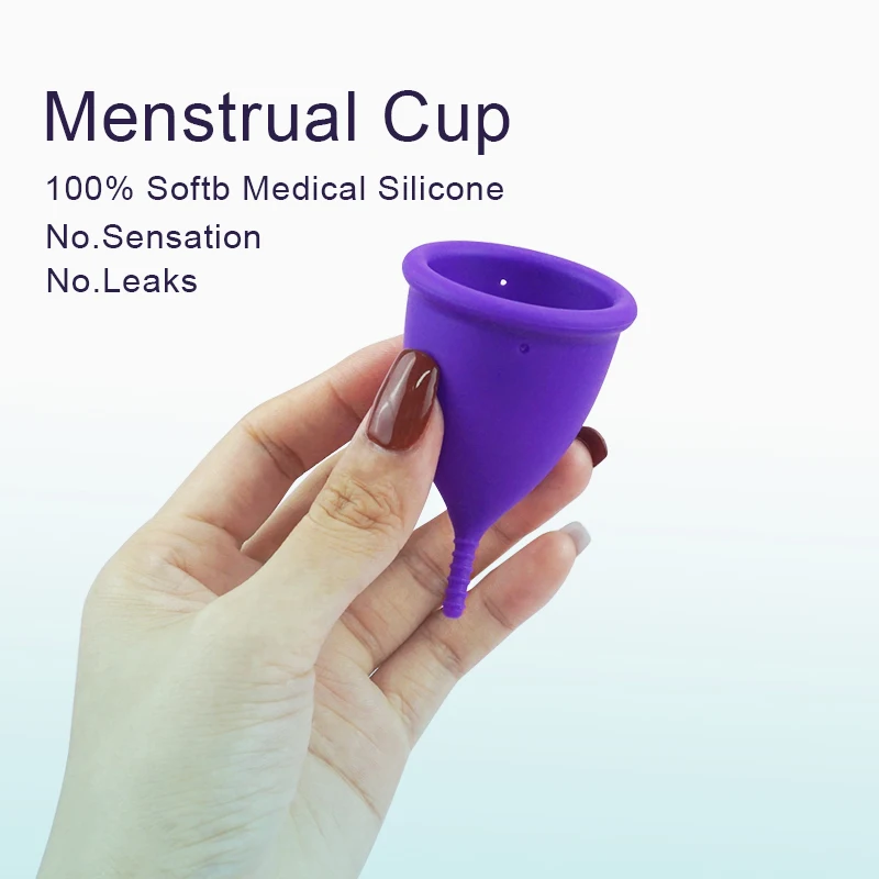 Medical Silicone Menstrual Cups and Cleaner Kit Femenino coletor mesntrual Period Menstruation cup with sterelizer Storage