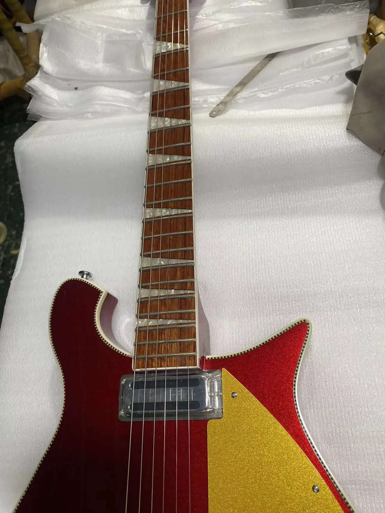 Rickenbacker Matal Red Electric Guitar, Model 620, Neck Thru Body, Toaster Pickups, New Made