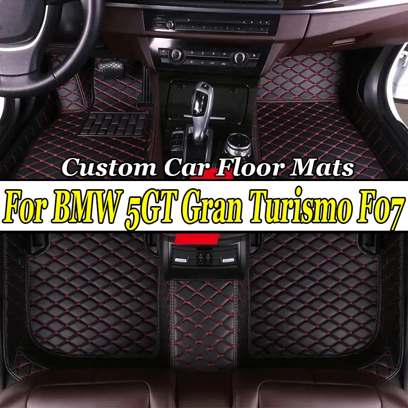 

Custom Car Floor Mats For BMW 5GT Gran Turismo F07 2009-2017 Years Auto Carpets Foot Coche Accessories