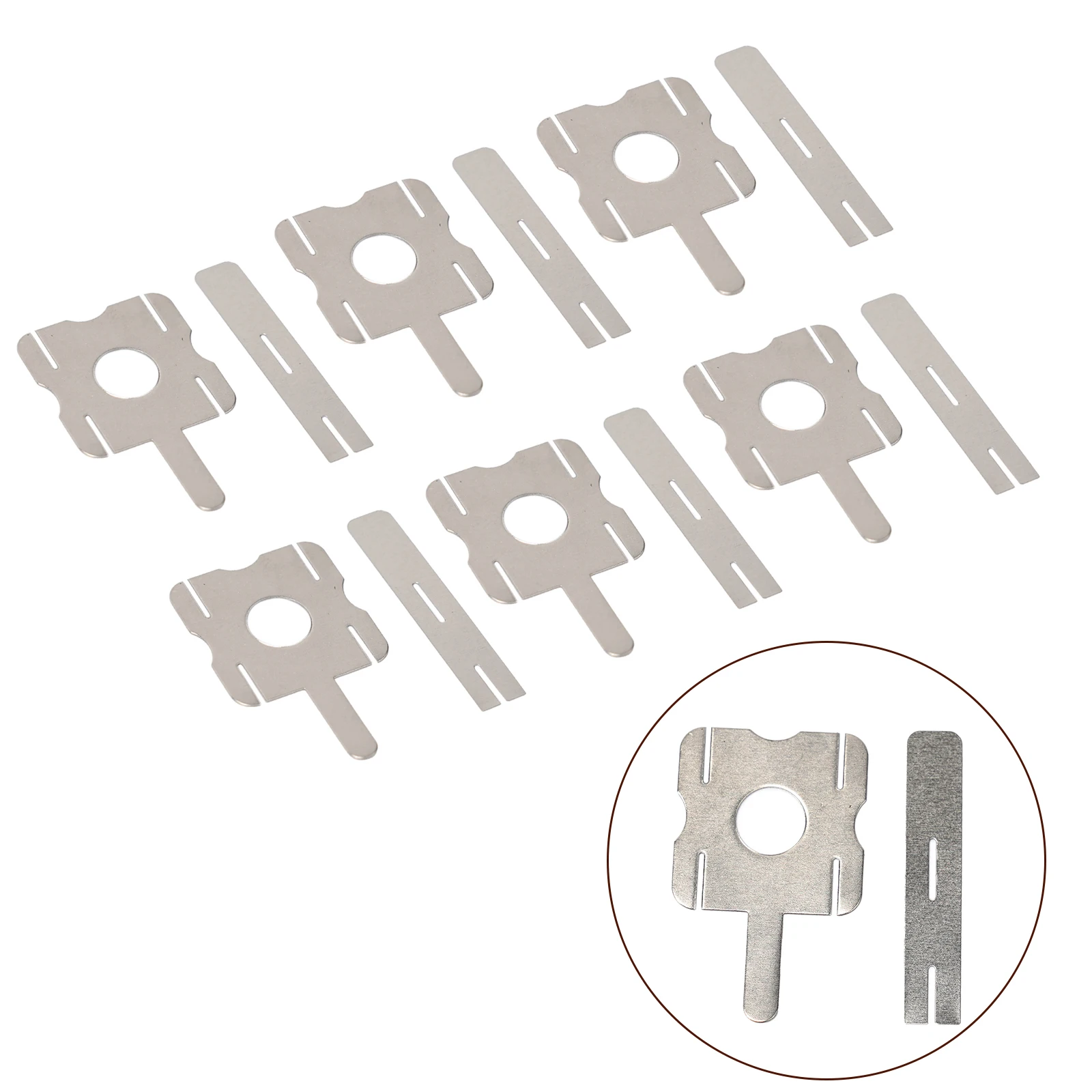 

Heavy Duty And Professional Grade Nickel Plated Steel Strip Sheets For Battery Pack Spot Welding 5 Sets 30 PCS
