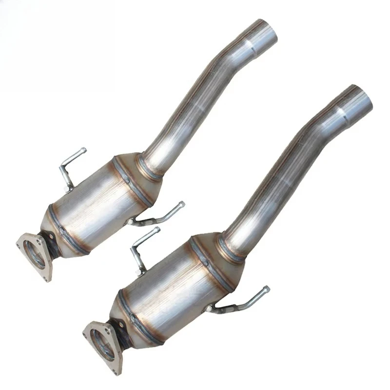 XG-AUTOPARTS Euro4 OBDII EPA Direct Fit Second Auto Part Three Way Catalytic Converter for Q7 3.2